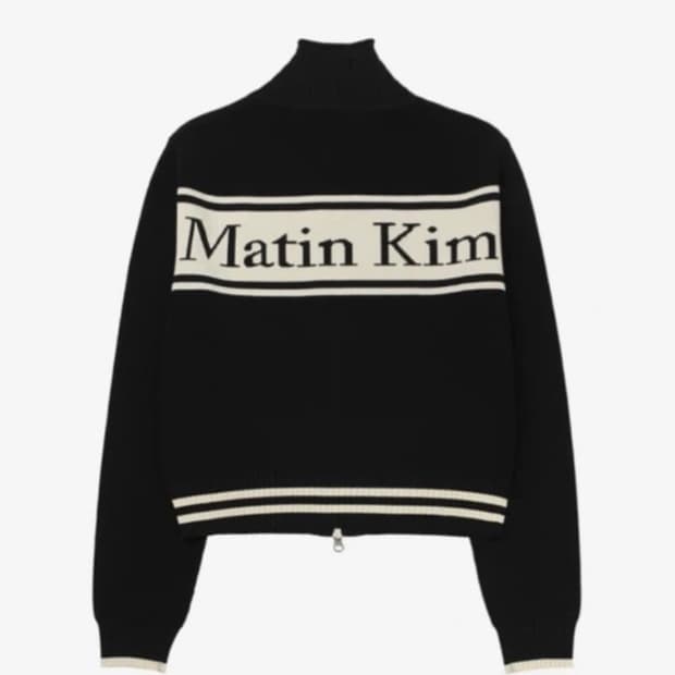 마뗑킴 니트집업 s