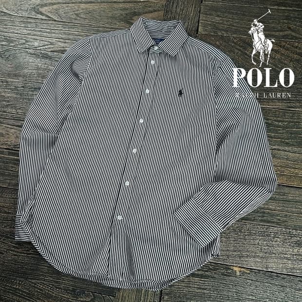 [폴로 랄프로렌] 포니 로고 자수 스트라이프 셔츠 M19939