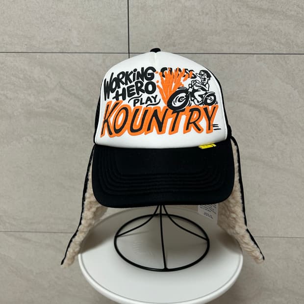 (OS)캐피탈 컨트리 레이서 럼버 트러커캡