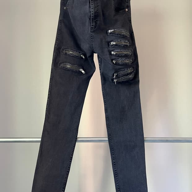 ARMY OF ME Drop Crotch Multi-Zip Pants