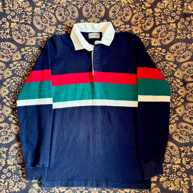 엘엘빈 러거셔츠 럭비셔츠 made in USA