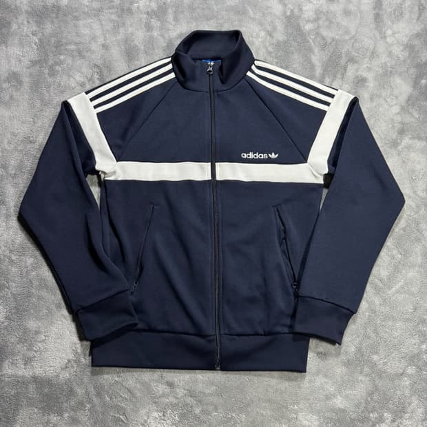 아디다스 네이비 슈퍼스타 트랙탑 져지