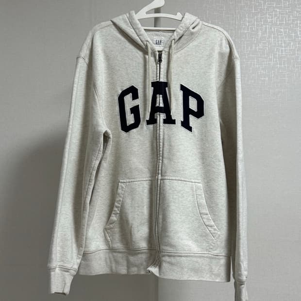 GAP 후드집업 오트밀 L