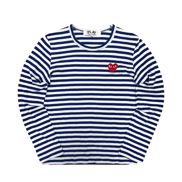 꼼데가르송 우먼스 스트라이프 보더티(S)