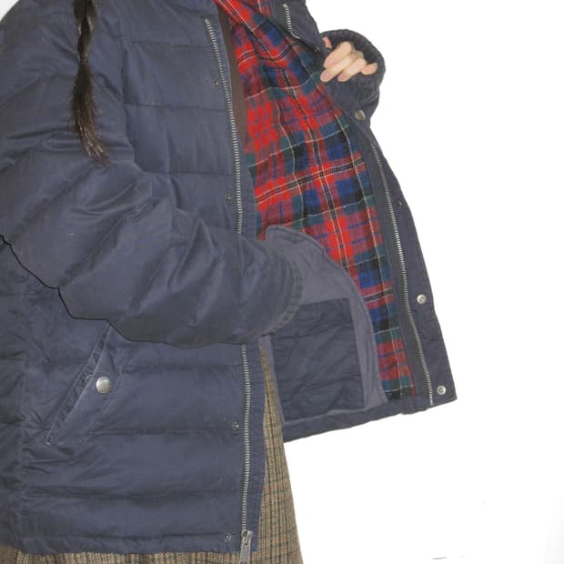 브룩스 브라더스 레드체크 패딩