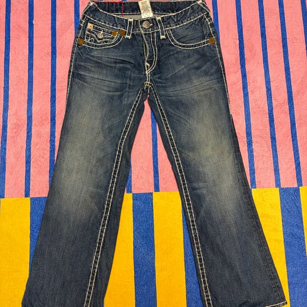 트루릴리젼 부츠컷 데님 32-32 size