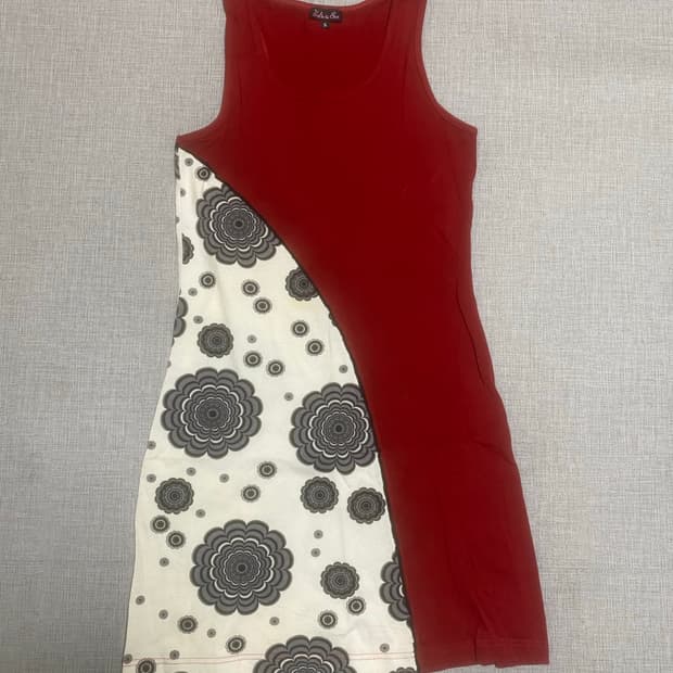 일본빈티지 Beliosjeve 하구미모리걸 할메카지 플라워패턴 슬립원피스