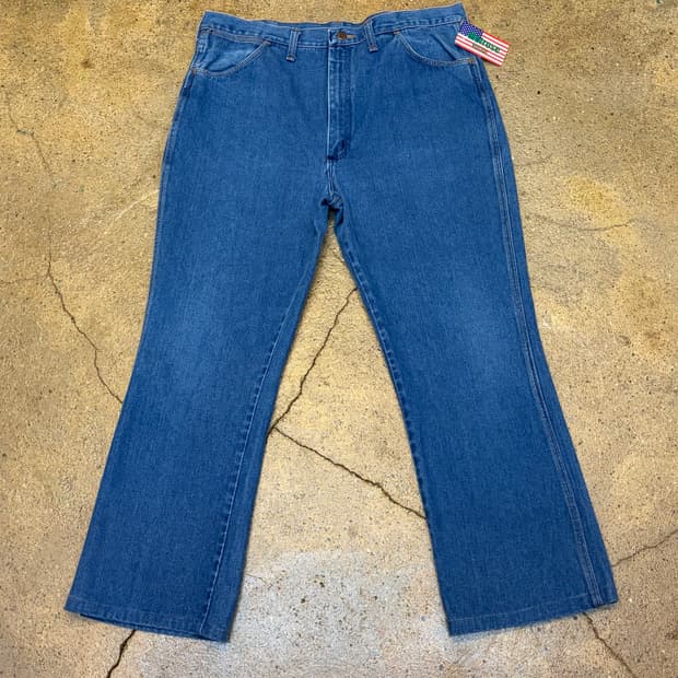 80s Made in USA 미국 빈티지 랭글러 청바지 데님팬츠