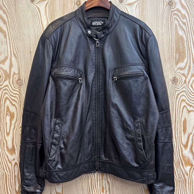 맨즈클럽 레더 바이커 자켓