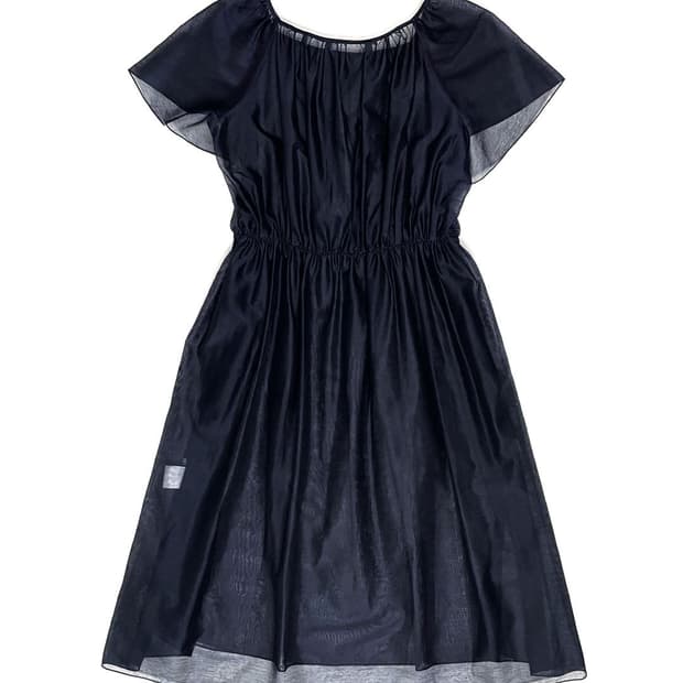 Hiroko Bis 시스루 레이어드 원피스