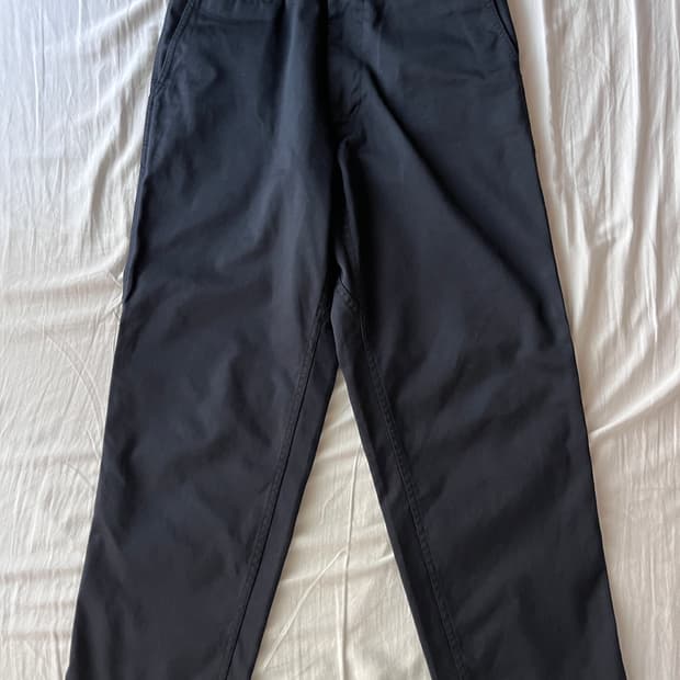 [32]나나미카 와이드 치노 팬츠 네이비