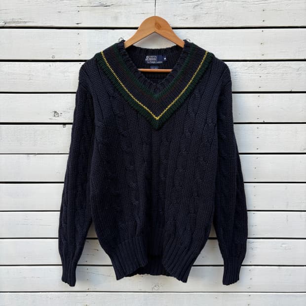 Polo 폴로 울 크리켓 니트