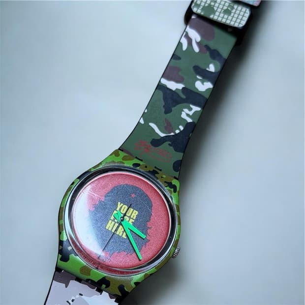 SWATCH 빈티지 스와치 체게바라 시계 TIC TIC BOOM