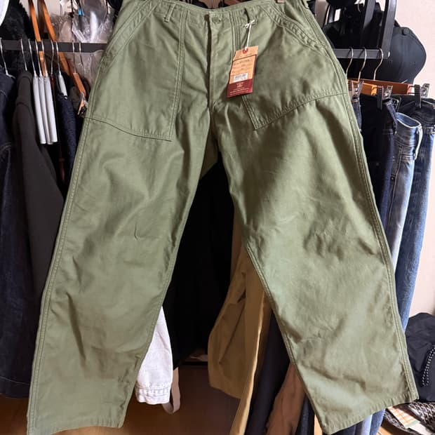 리얼맥코이 og-107 퍼티그팬츠 34사이즈