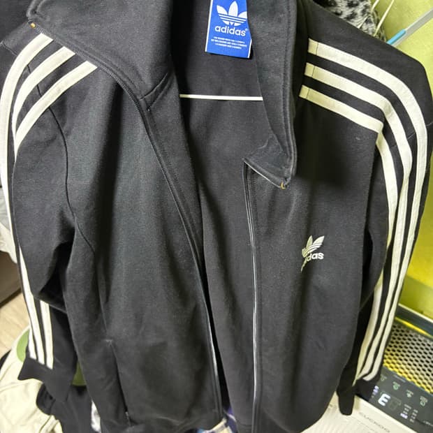 아디다스 유로파 져지 트랙탑 블랙 100(정품)