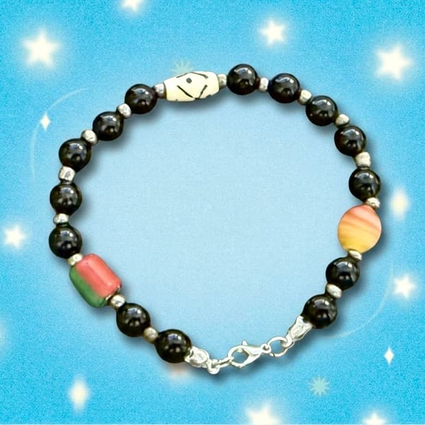 빈티지 팬던트 팔찌