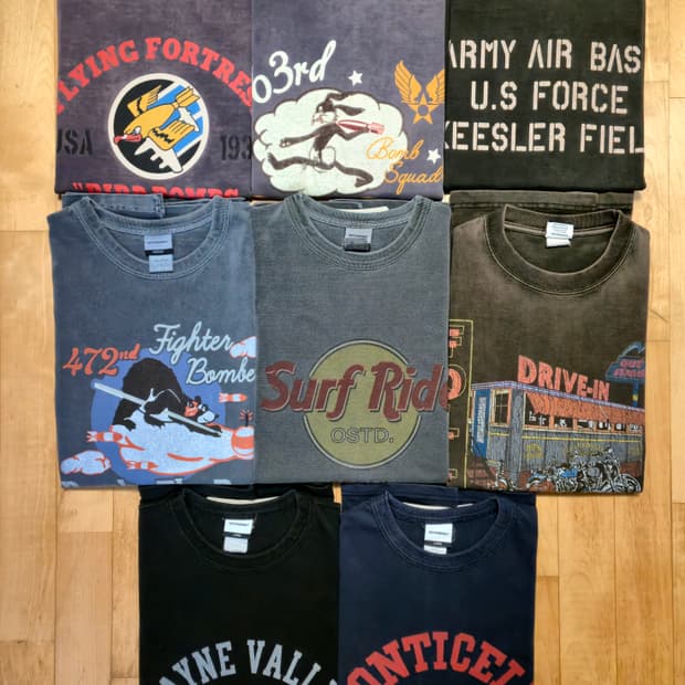 아웃스탠딩 반팔티 M-L 8종 일괄