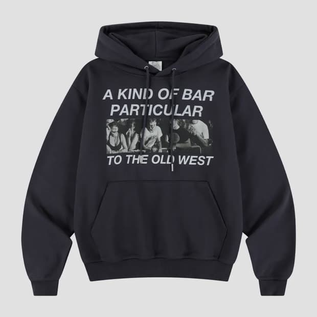 WESTERN SALOON HOODIE PURPLE