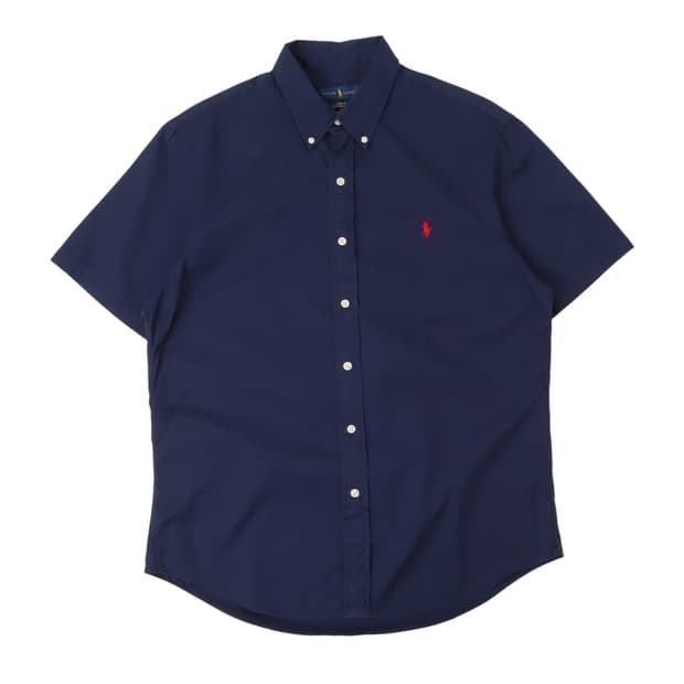 폴로 랄프로렌 네이비 페더 웨이트 트윌 하프 셔츠