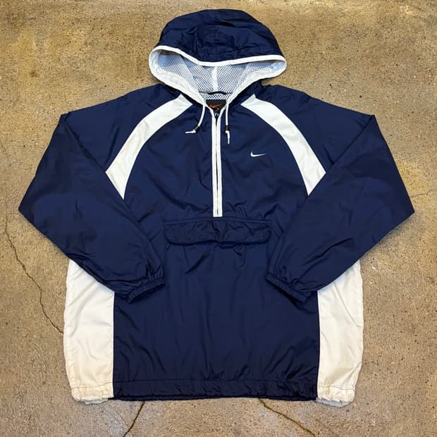 레어 90s 미국 빈티지 나이키 아노락 후드 바람막이