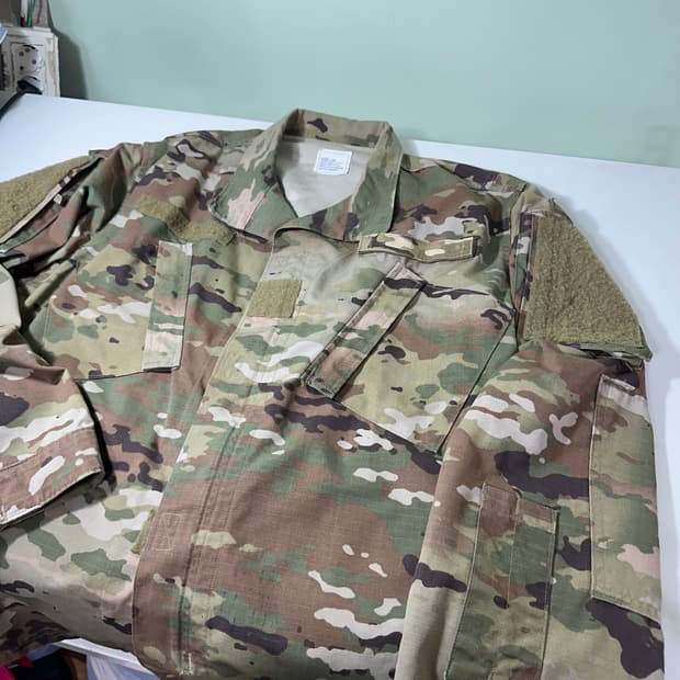M-L US ARMY 유틸리티 밀리터리 OG 야상셔츠 자켓