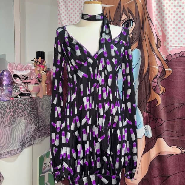 립서비스 립글로우 원피스 갸루