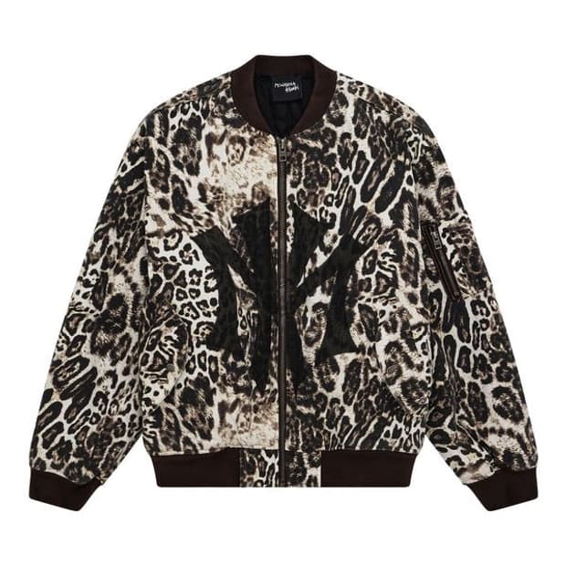 Mowalola x Ksubi 레오파드 봄버 xl