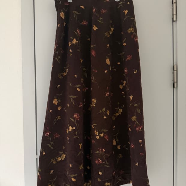 플라워 롱스커트