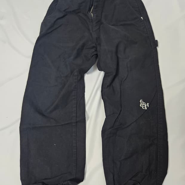 페치선데이 더블니 스트링 워크팬츠 와이드 코튼 M