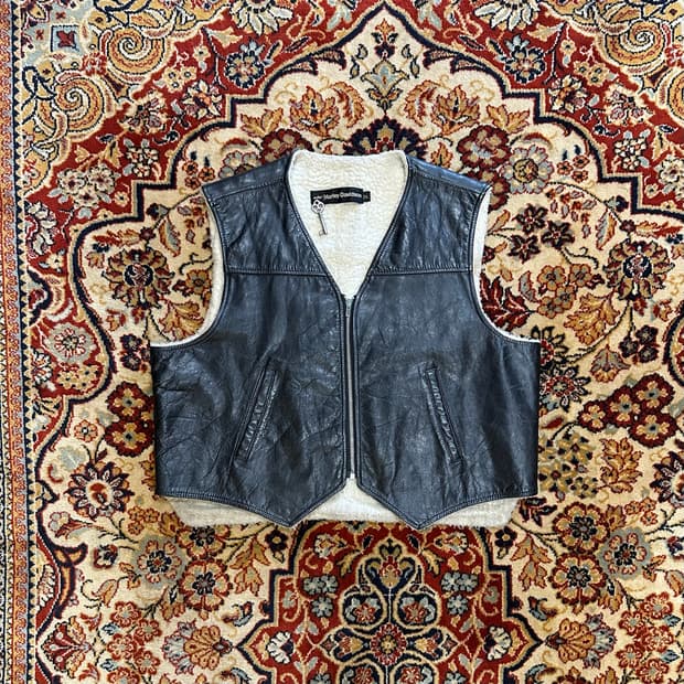 80's AMF Harley-Davidson Leather Vest