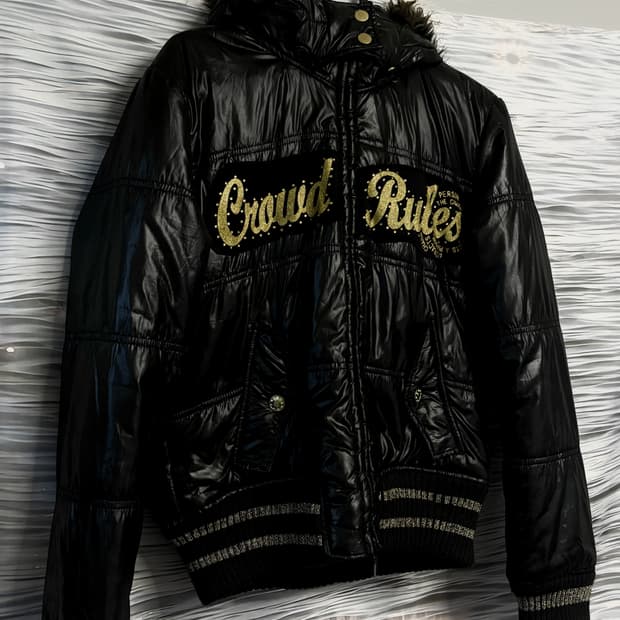 스카이 봄버 Y2K 오네갸루 투웨이 퍼 숏 패딩 