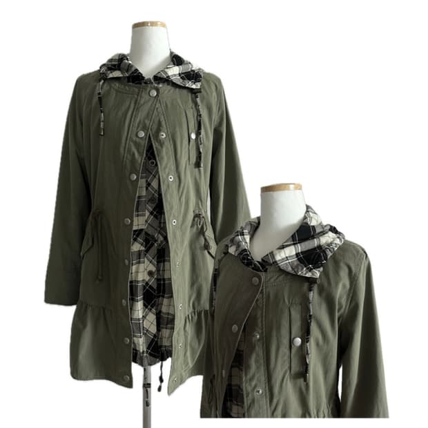 jpn 체크셔츠 야상자켓 일괄 세트 하구미 스즈코 모리걸 히피