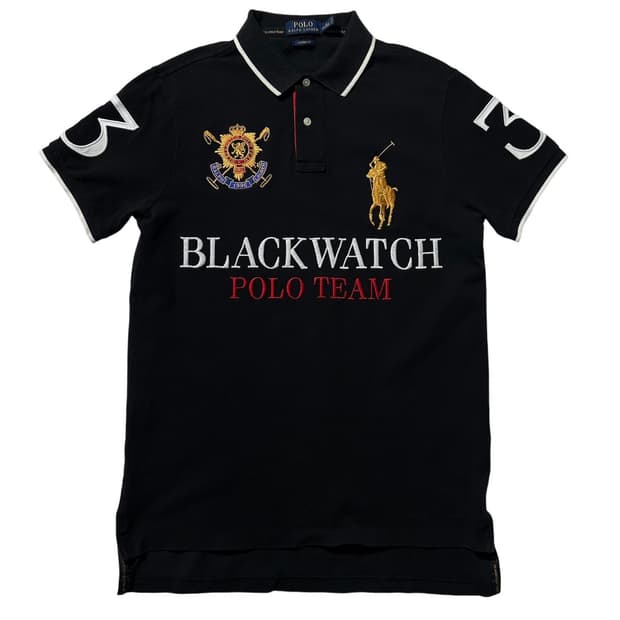 폴로 랄프로렌 빅포니 블랙와치 PK 반팔 티셔츠