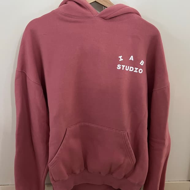 아이앱 후드 L 로즈핑크 기모