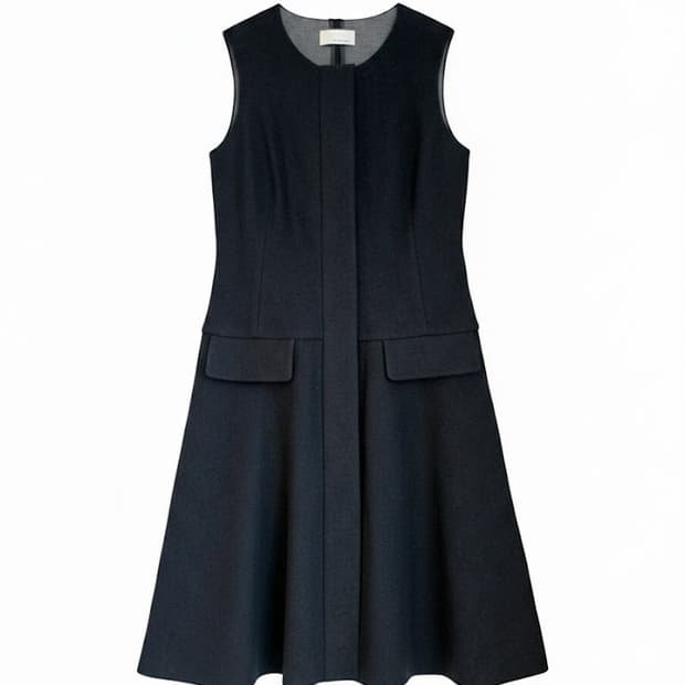 레니본 빈티지 모직 원피스