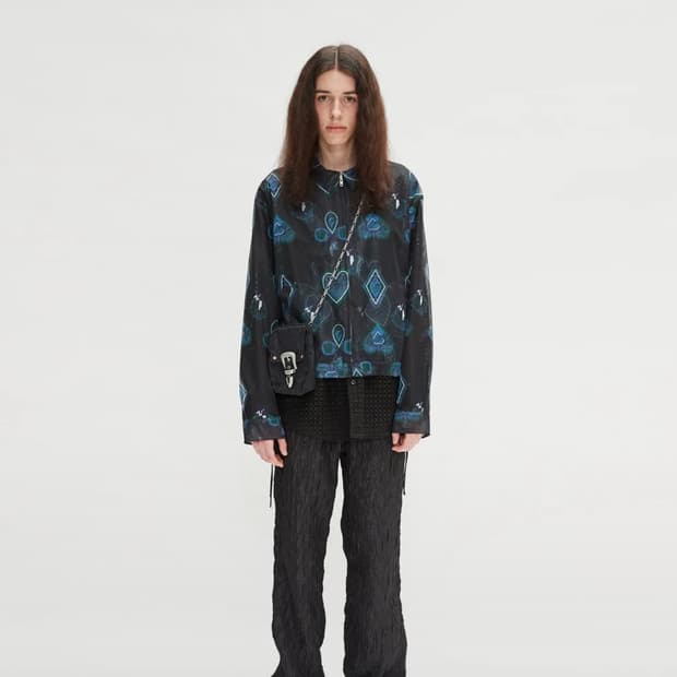 쉬어 매쉬 집업 자켓 