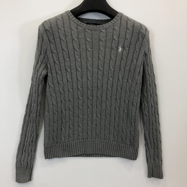 폴로 랄프로렌 화이트포니 케이블니트 M 상위라인 