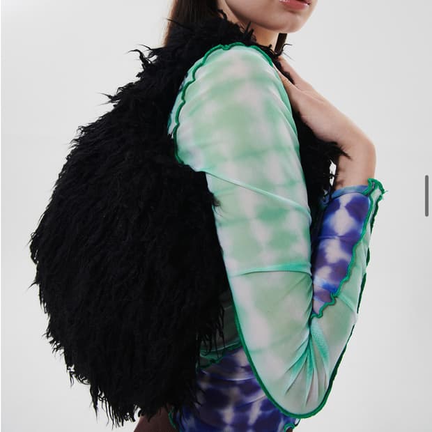 오타이 쉐비 호보 백 블랙 