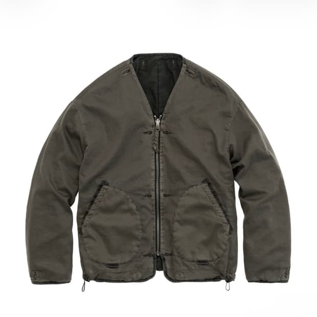 [4] 폴리테루 1011 카모 라이너 자켓 유즈드 올리브