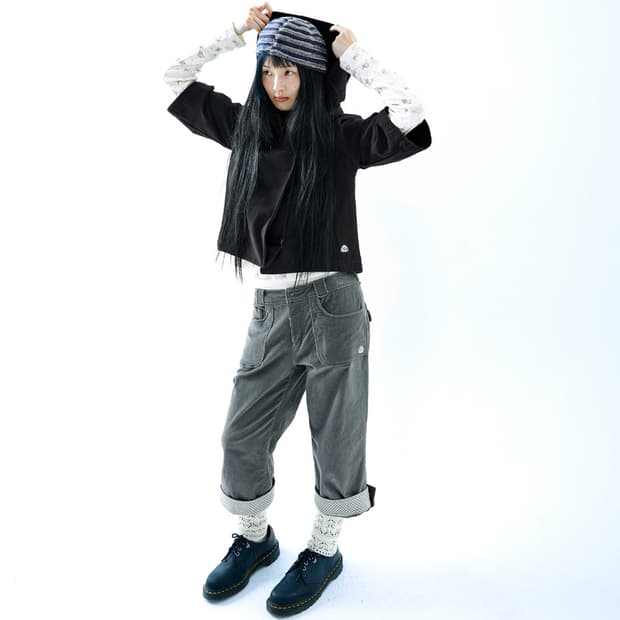 COYSEIO HOODED CAPRI JACKET BLACK