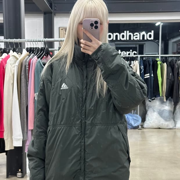 아디다스 리버서블 쉐르파 재킷