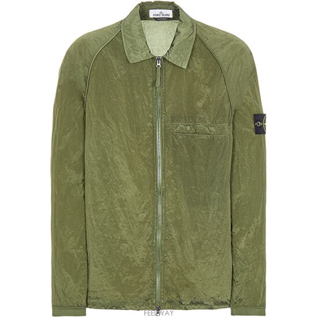 [정품/M] 스톤아일랜드 메탈 나일론 오버셔츠 자켓