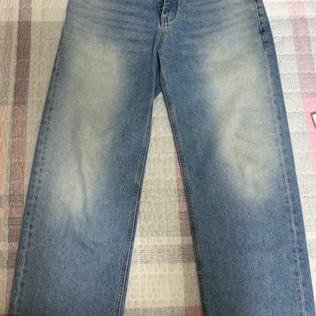 인더로우 5pk 와이드 테이퍼드 데님팬츠 빈티지블루 1