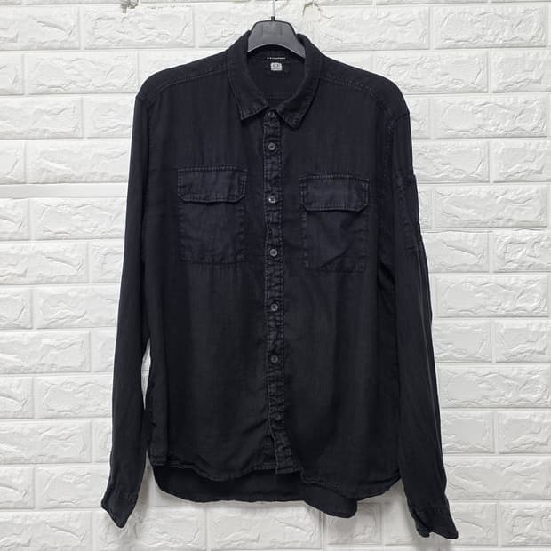 택포) 24s C.P. Company 블랙 셔츠 L egd