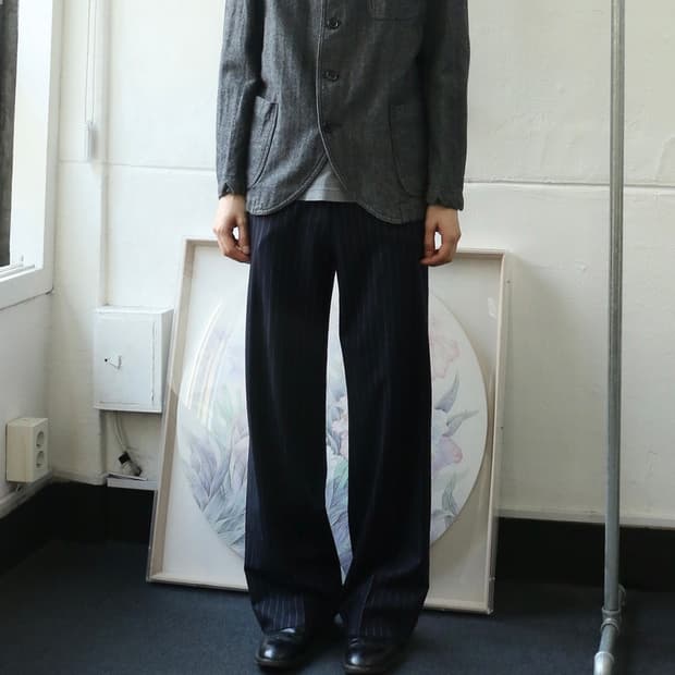 질샌더 핀스트라이프 트라우저