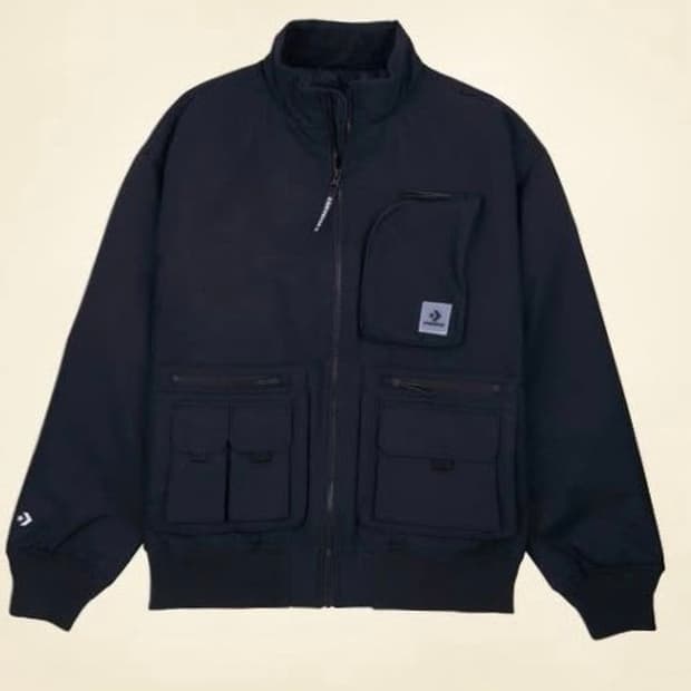 컨버스 보머 쇼트 자켓 블랙 M