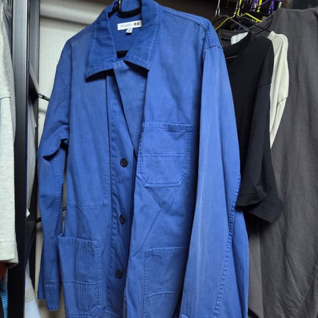 [L] 유니클로 JW 앤더슨 블루 자켓