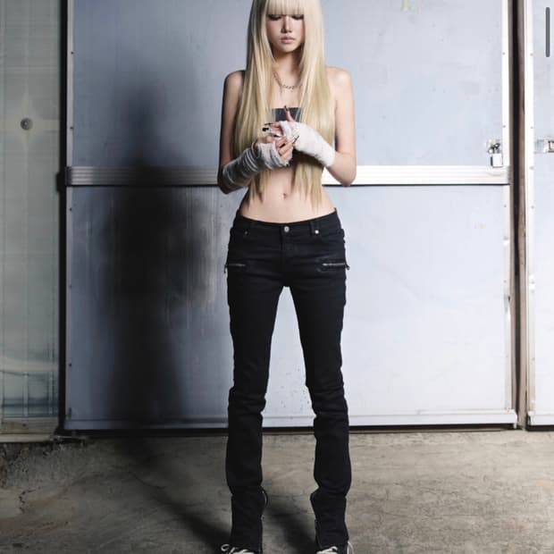 구해요) 쿄이 자체제작 스키니진