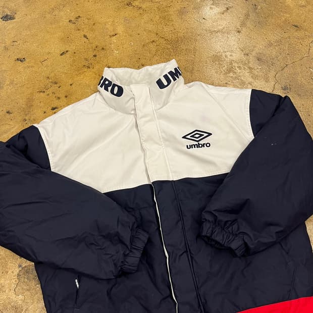 [정품/105] 엄브로 컬러블록 덕다운 패딩 자켓 b10