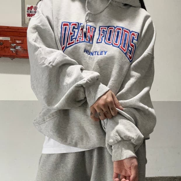 90s RUSSELL "USA” 올드스쿨 후디